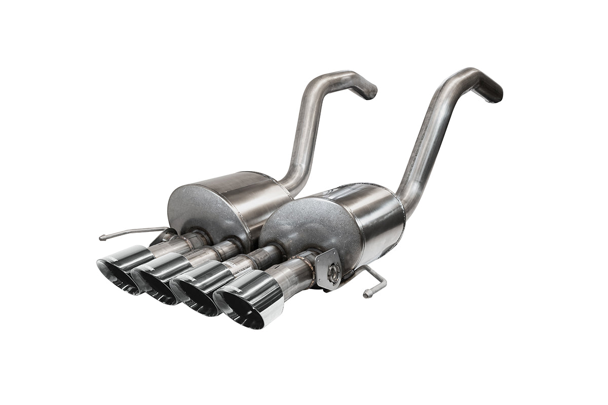 Valved / 2.75 in Axle-Back 4.5 in Quad Tips | 2015-2019 Corvette C7 Z06, ZR1, GS Man (w/ Factory NPP) (14777)