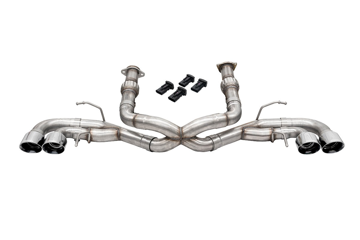 3.0 in Cat-Back 4.5 in Pro-Series Tips | 2020-24 Corvette C8 (w/o Factory NPP) (21102, 21104-1)
