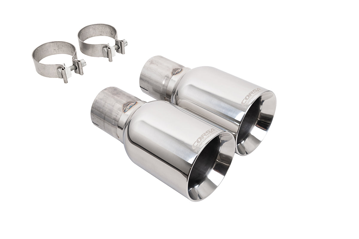Replacement / 4.5 in Single Straight Tip Kit | 2024 Mustang GT, 2015-17 GT CORSA Systems (21258)