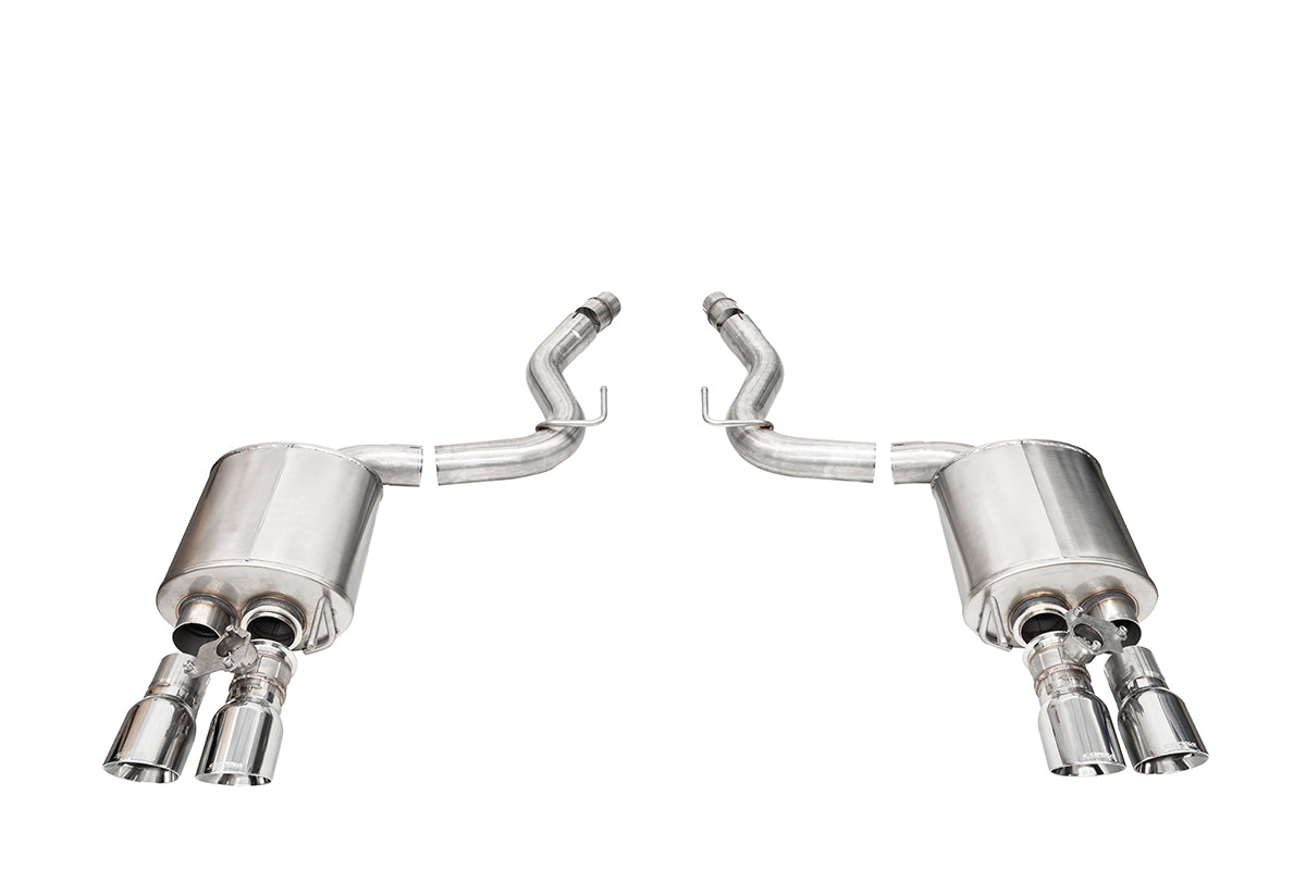 Sport Valved / 3.0 in Axle-Back 4.0 in Slash Tips | 2024 Mustang GT Coupe (21261)