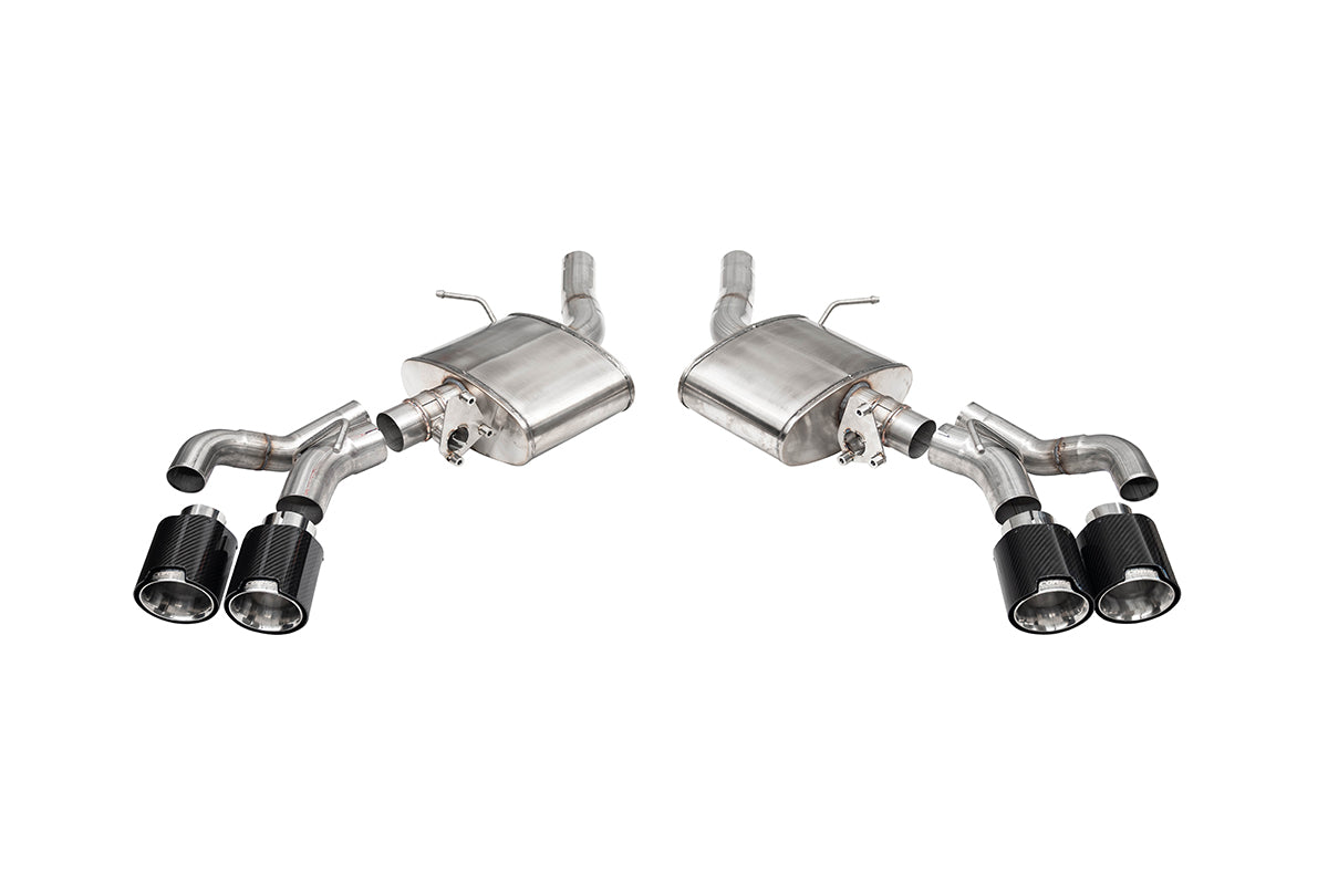CORSA Sport / 3.0 in Axle-Back 4.0 in Twin Tips | 2016-2019 Cadillac ATS-V (14478) main image 0