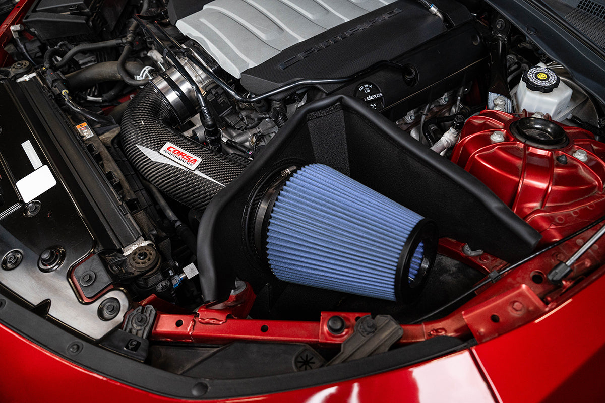 2016-2024 Chevrolet Camaro SS Carbon Fiber Air Intake System (44018D / 44018)