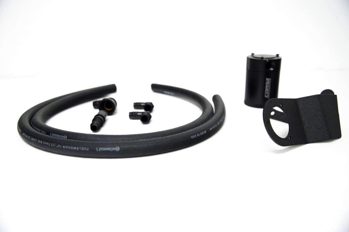 Aluminum Oil Catch Can w/ Bracket | 2024+ Ford (S650) Mustang GT and Dark Horse 5.0L