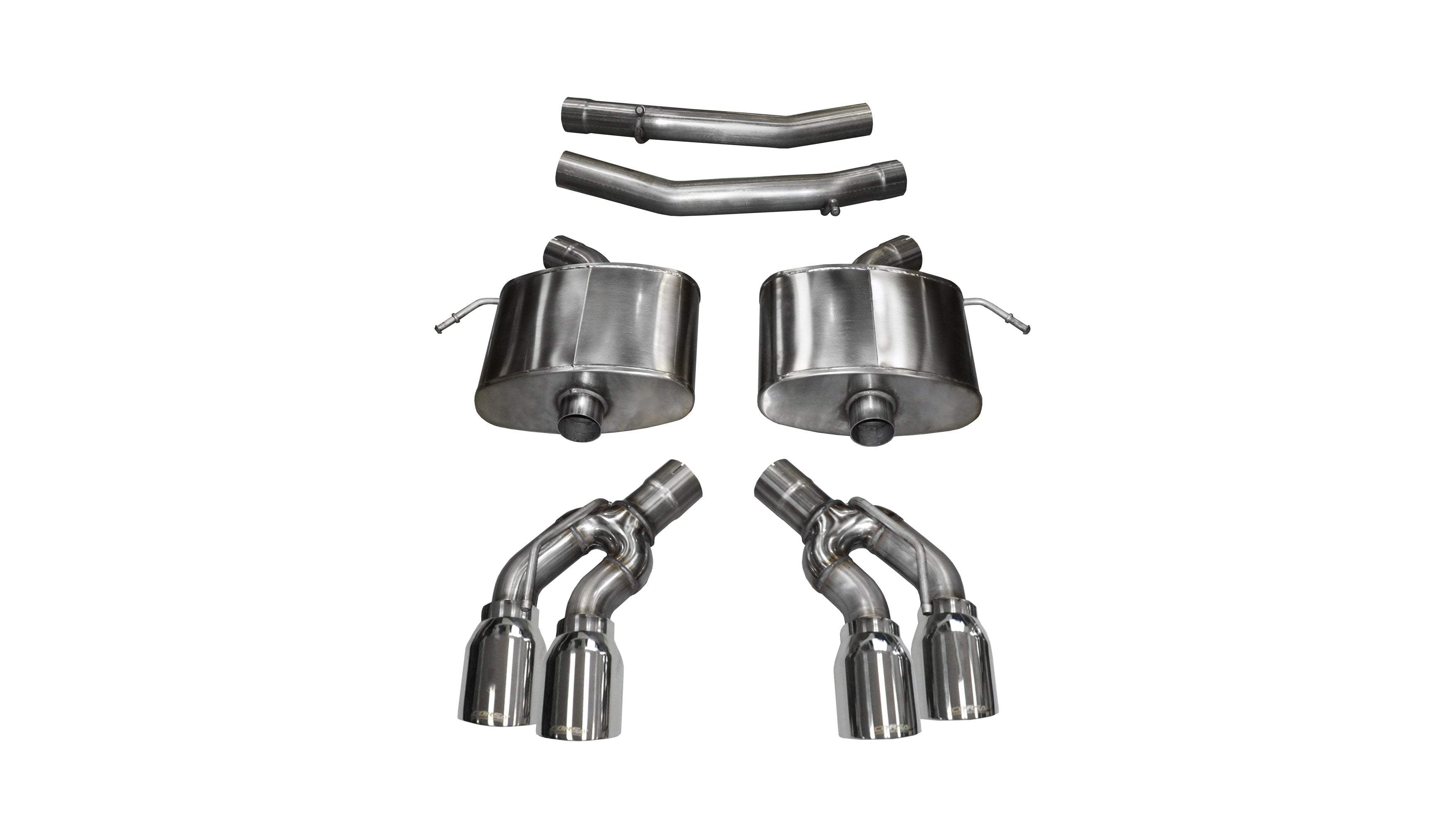 Xtreme, Sport / 2.75 in Axle-Back 4.0 in Twin Tips | 2016-2019 CTS-V 6.2L (14358, 14357)
