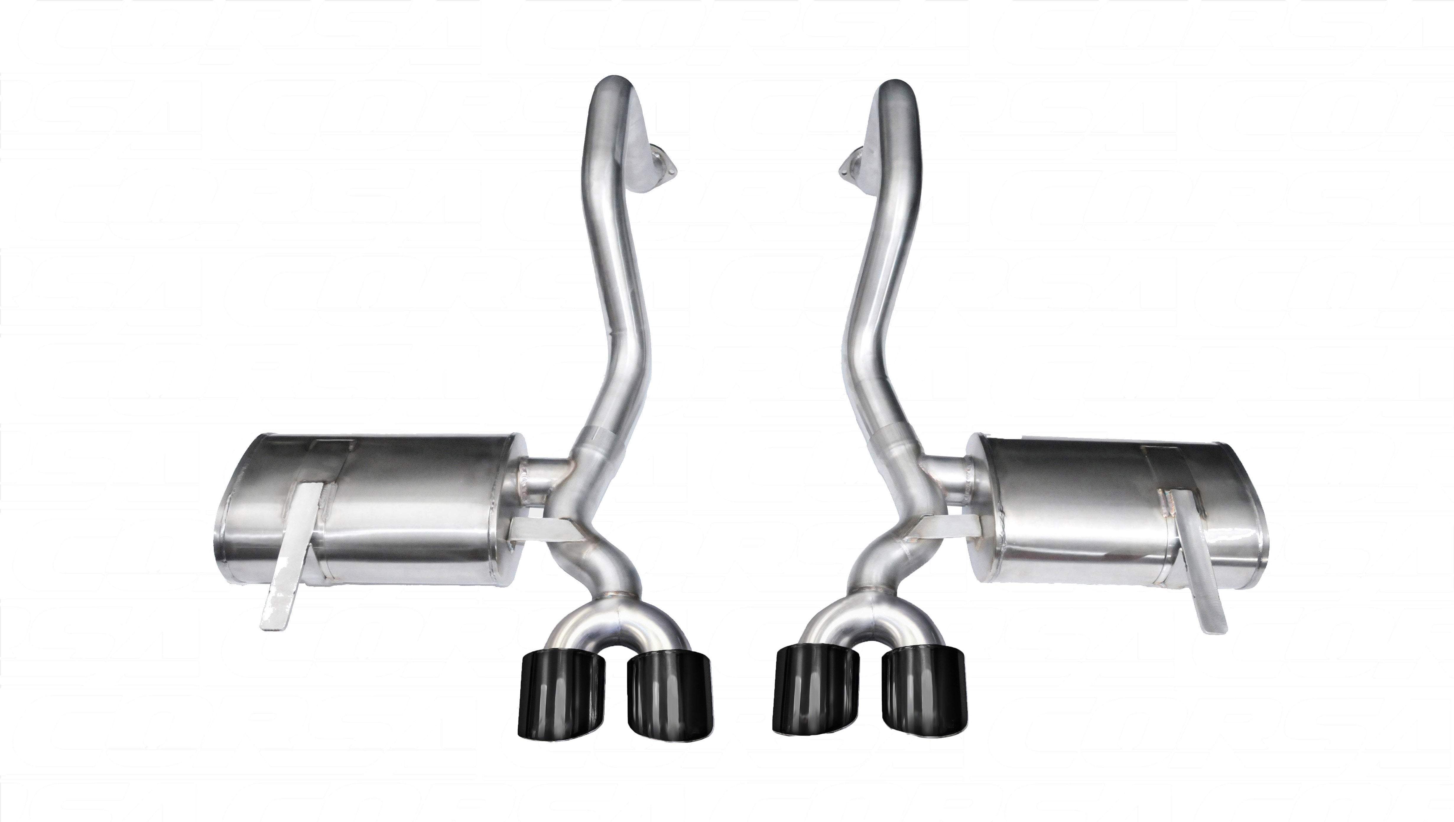 Xtreme / 2.5 in Axle-Back 4.0 in Twin Tips | 1997-2004 Corvette C5 (14961)