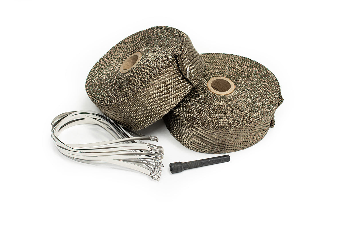 100' Titanium Exhaust Wrap Kit