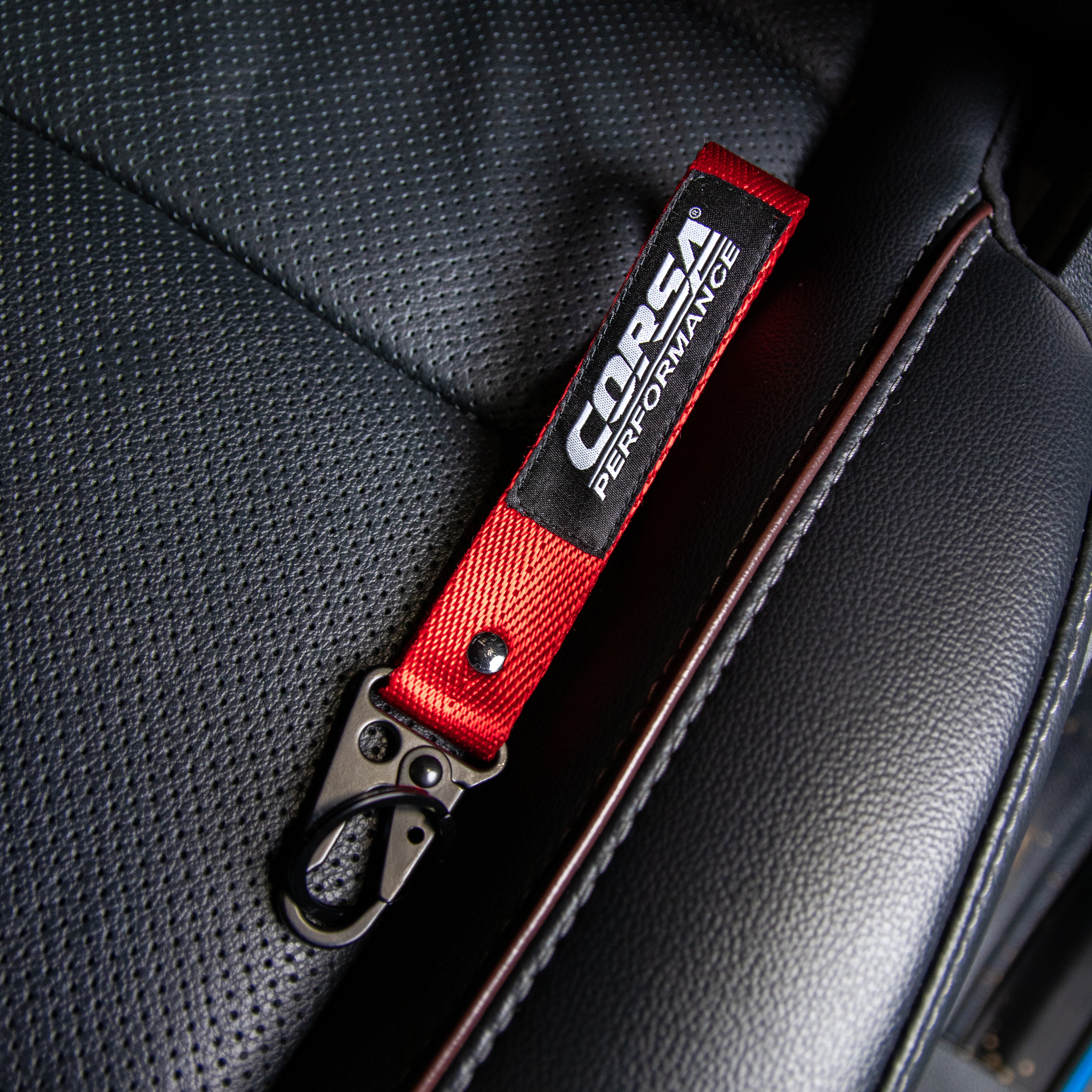 Red / CORSA Heavy Duty Keyloop | Keychain Lanyard