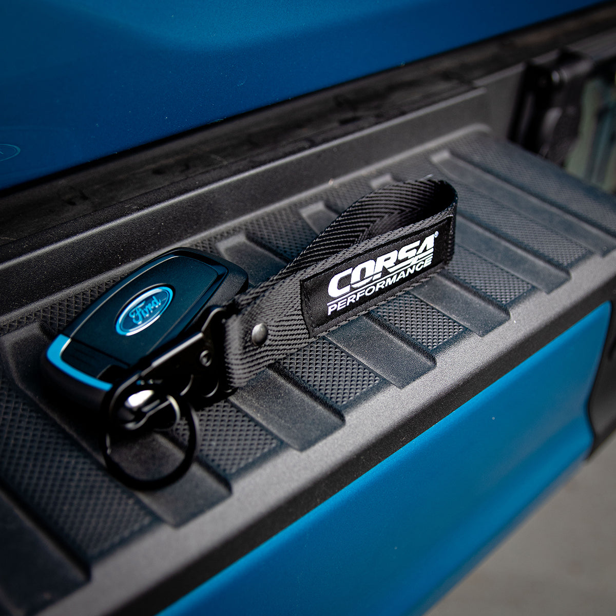 Black / CORSA Heavy Duty Keyloop | Keychain Lanyard