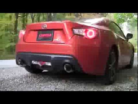 corsa performance subaru brz, toyota 86, scion frs exhaust video