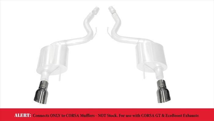 Replacement / 4.5 in Single Slash Tip Kit | 2024 Mustang GT, 2015-17 GT, 2015-23 Eco CORSA Systems (14346)