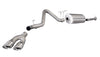 CORSA PERFORMANCE Cat-Back Exhaust Polished / Sport / Single Side Exit Twin 4in 3.0&quot; Cat-Back Exhaust System with Twin 4.0&quot; Tip (14794) Sport Sound Level