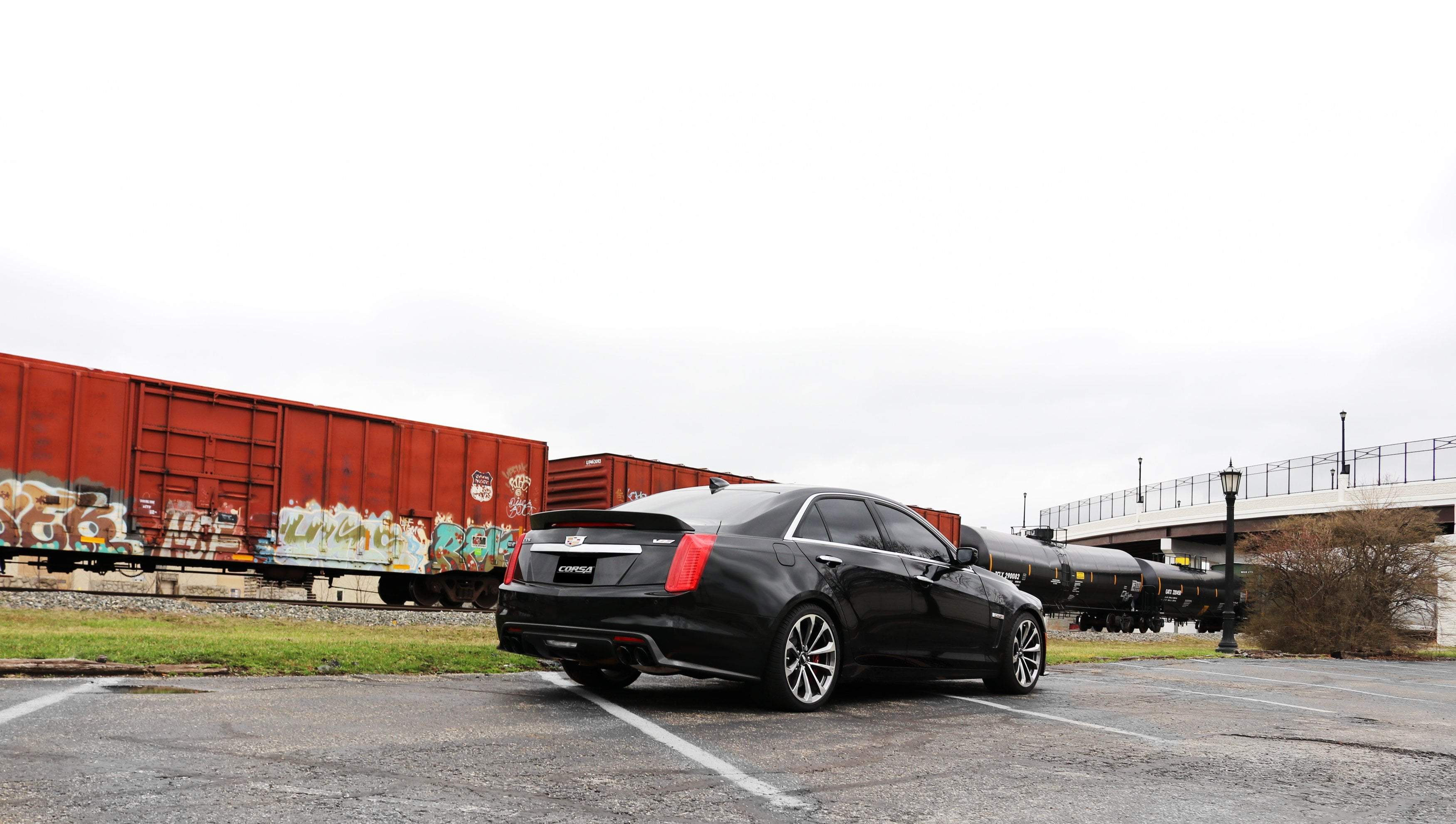 Xtreme, Sport / 2.75 in Axle-Back 4.0 in Twin Tips | 2016-2019 CTS-V 6.2L (14358, 14357)