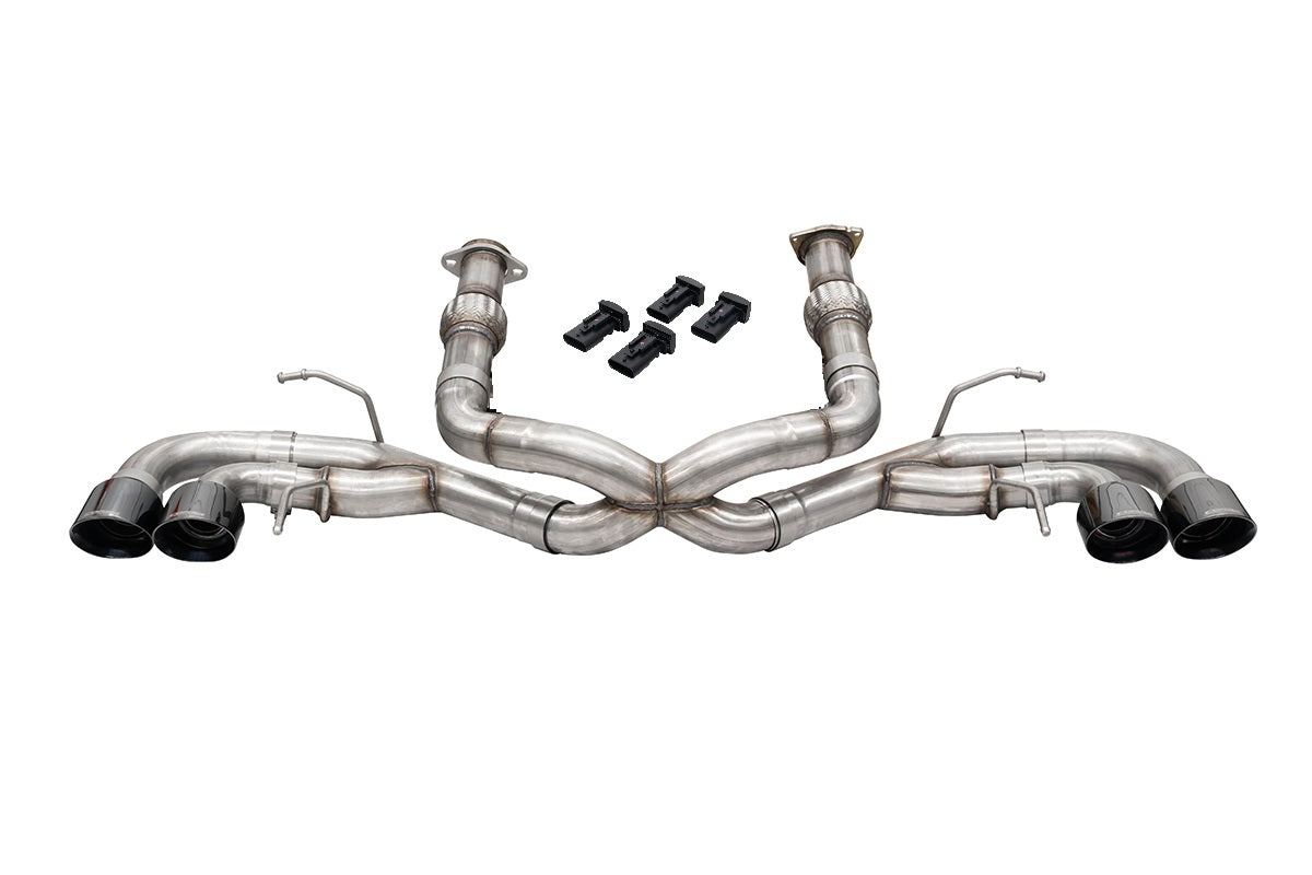3.0 in Cat-Back 4.5 in Pro-Series Tips | 2020-24 Corvette C8 (w/o Factory NPP) (21102, 21104-1)