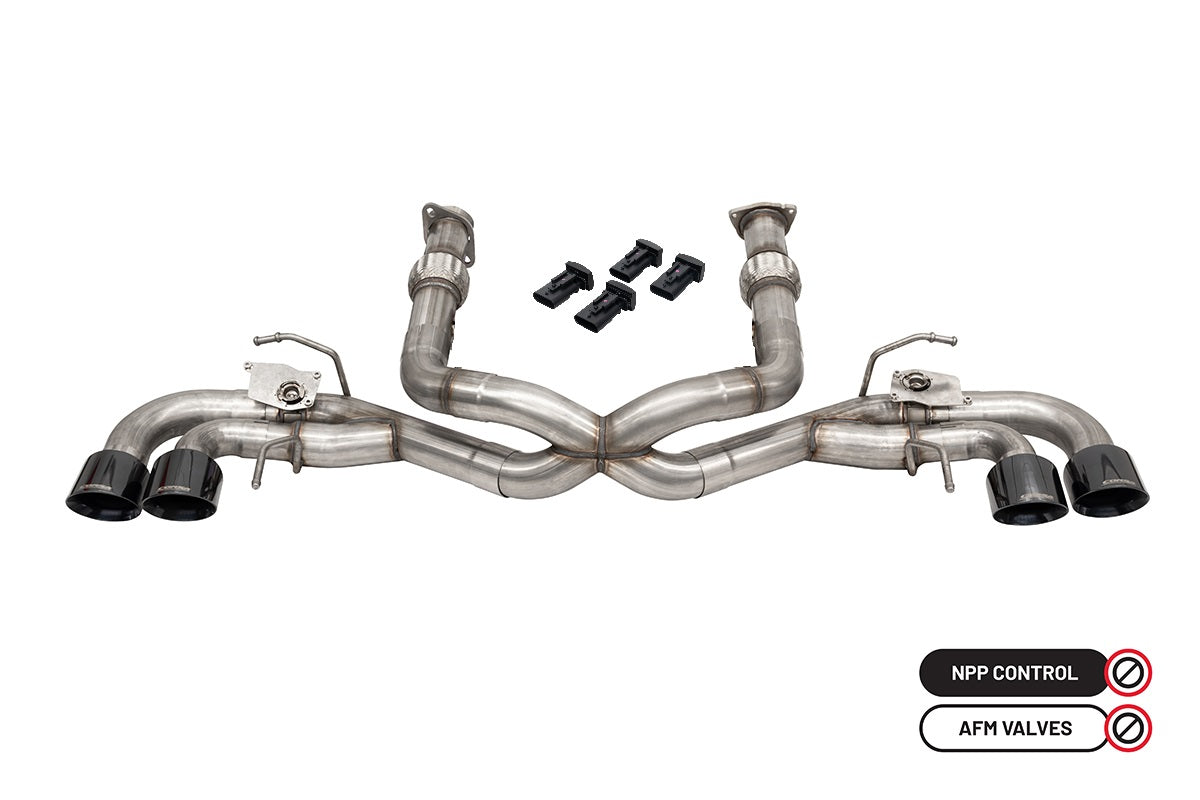 3.0 in Cat-Back 4.5 in Pro-Series Tips | 2020-26 Corvette C8 (w/ Factory NPP) (21100, 21103-1, 21106, 21105-1)
