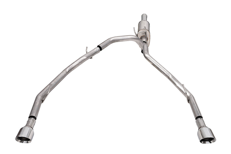 Corsa Performance Sport/Xtreme 3.0in Cat-Back, 4.5in Single Tips (Classic Body) for 2009-2024 (DS / Classic body) Ram 1500 (5.7L HEMI V8 (DS), 5.7L HEMI V8 (DS/Classic))