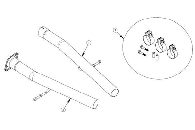 Magnaflow Direct-Fit Replacement Exhaust System | Dodge Durango (11-23) (106-0768)