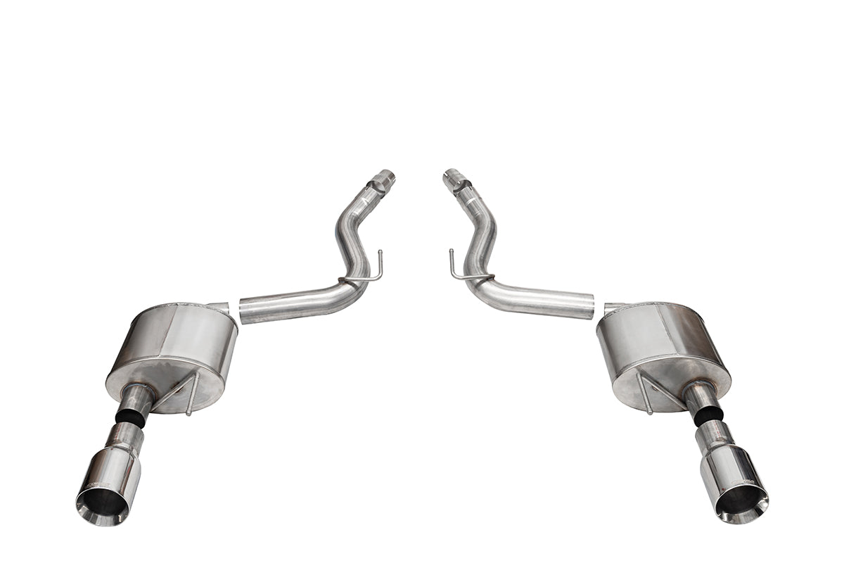 Sport, Touring / 3.0 in Axle-Back 4.5 in Straight Tips | 2024 Mustang GT Coupe (21253, 21257)