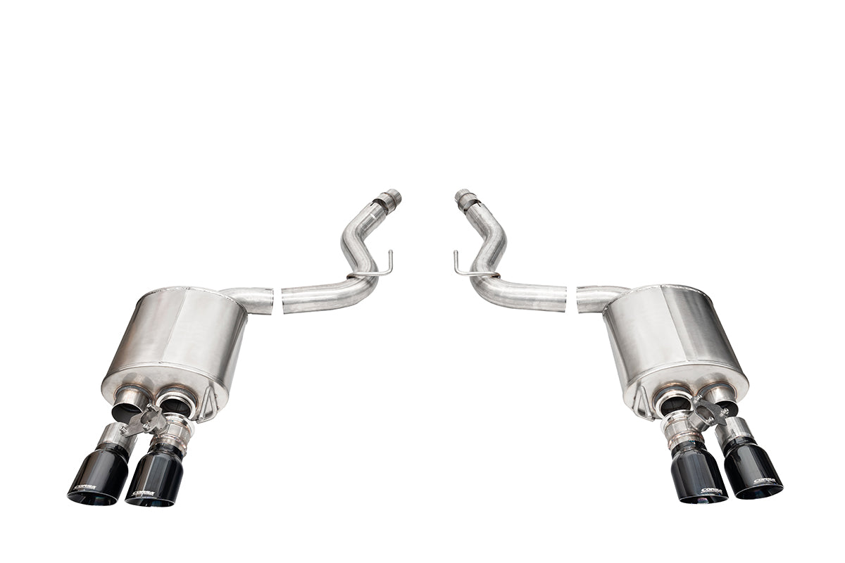 Sport Valved / 3.0 in Axle-Back 4.0 in Slash Tips | 2024 Mustang GT Coupe (21261)