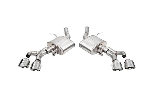 CORSA Xtreme Valved / 3.0 in Cat-Back 4.5 in Slash Tips | 2022+ Cadillac CT4-V Blackwing (21317) main image 1