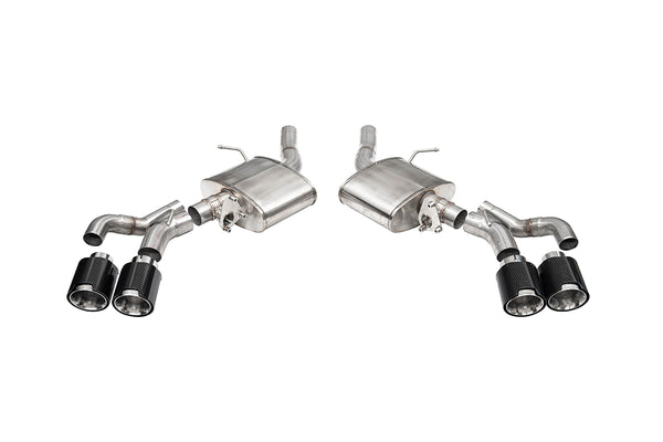 CORSA Sport Valved / 3.0 in Axle-Back 4.5 in Twin Tips | 2022+ Cadillac CT4-V Blackwing (21319)