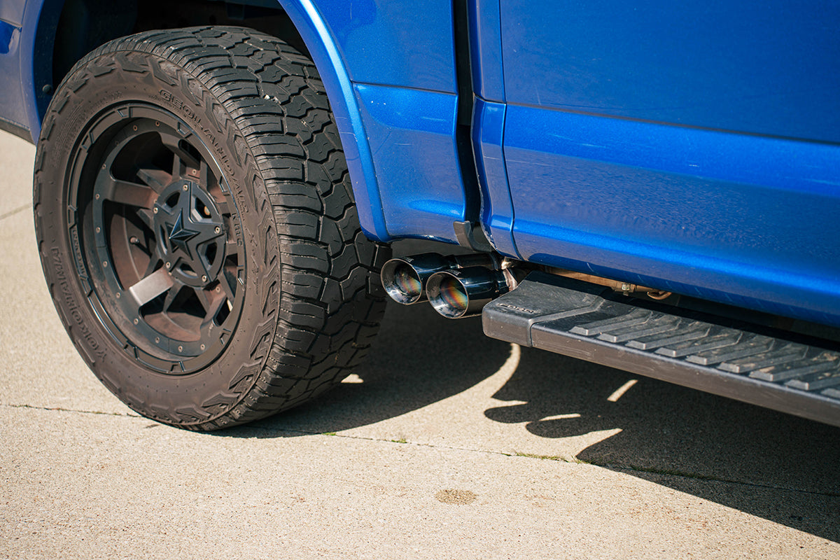 Xtreme, Sport / 3.0 in Cat-Back Front of Tire Exit | 2015-20 Ford F-150 3.5L EcoBoost (145" WB) (21333)