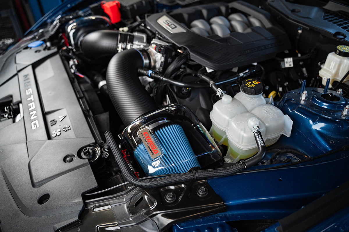 2024+ Ford (S650) Mustang GT 5.0L & Dark Horse Carbon Fiber Air Intake System