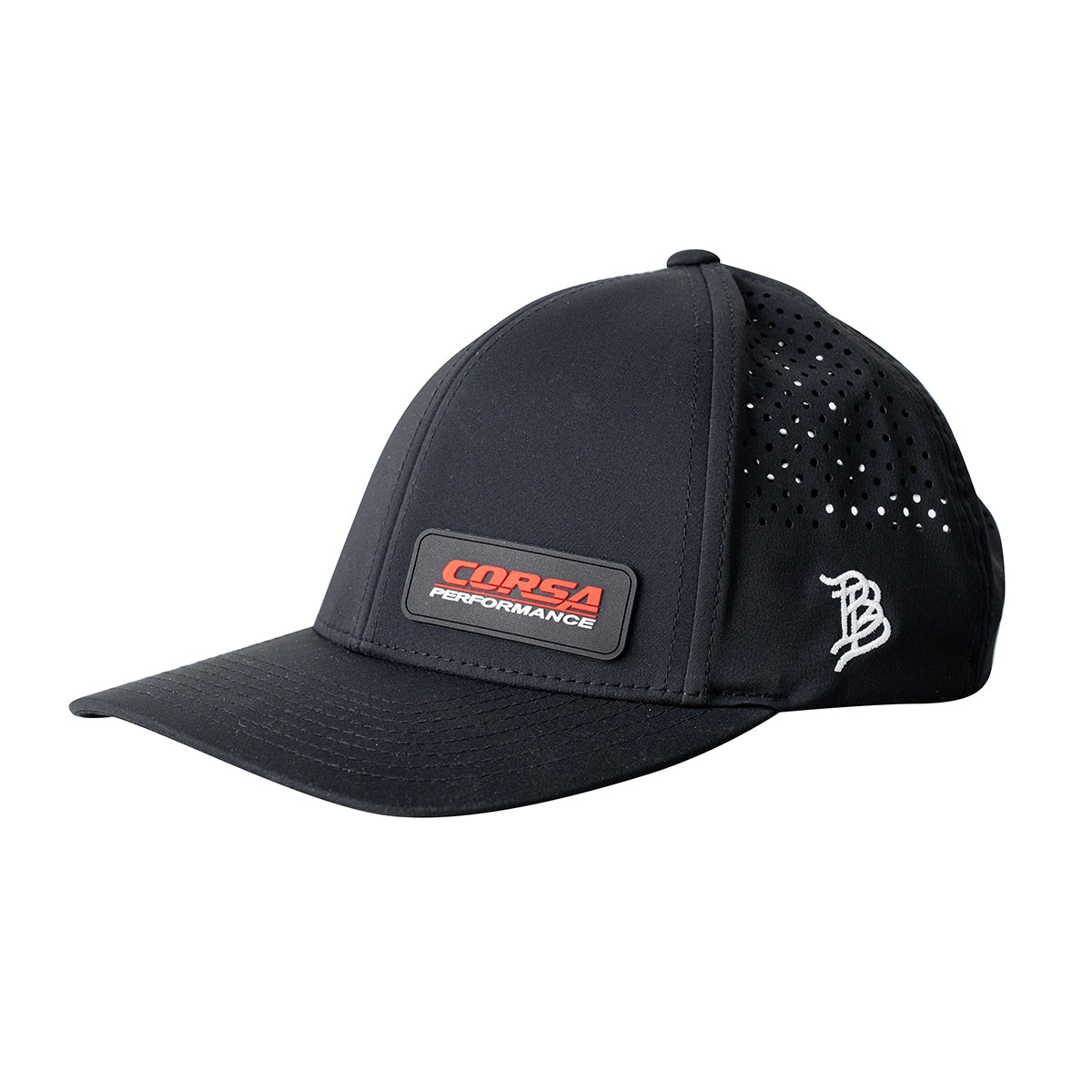 Velcro Back / CORSA Hat | Black w Small Patch