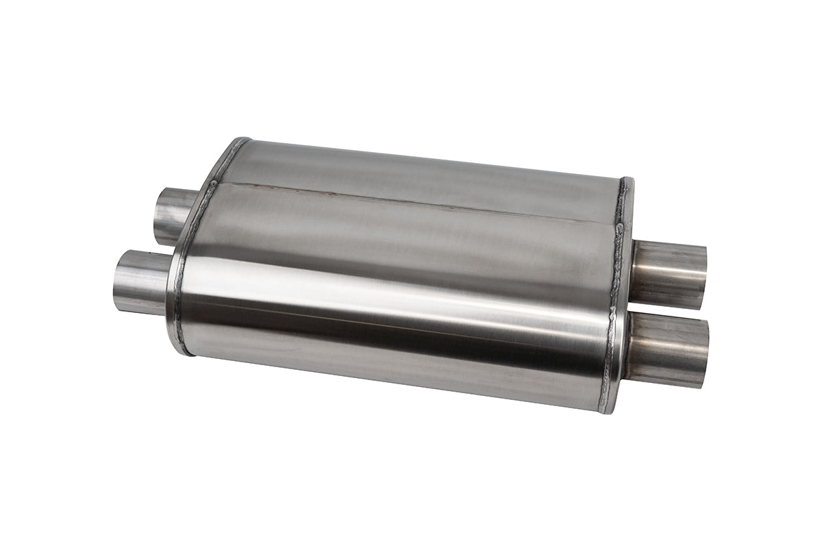 Pro Series Dual Path Inlet|Outlet (2.5") & (3.0") Mufflers with Integrated X-Pipe