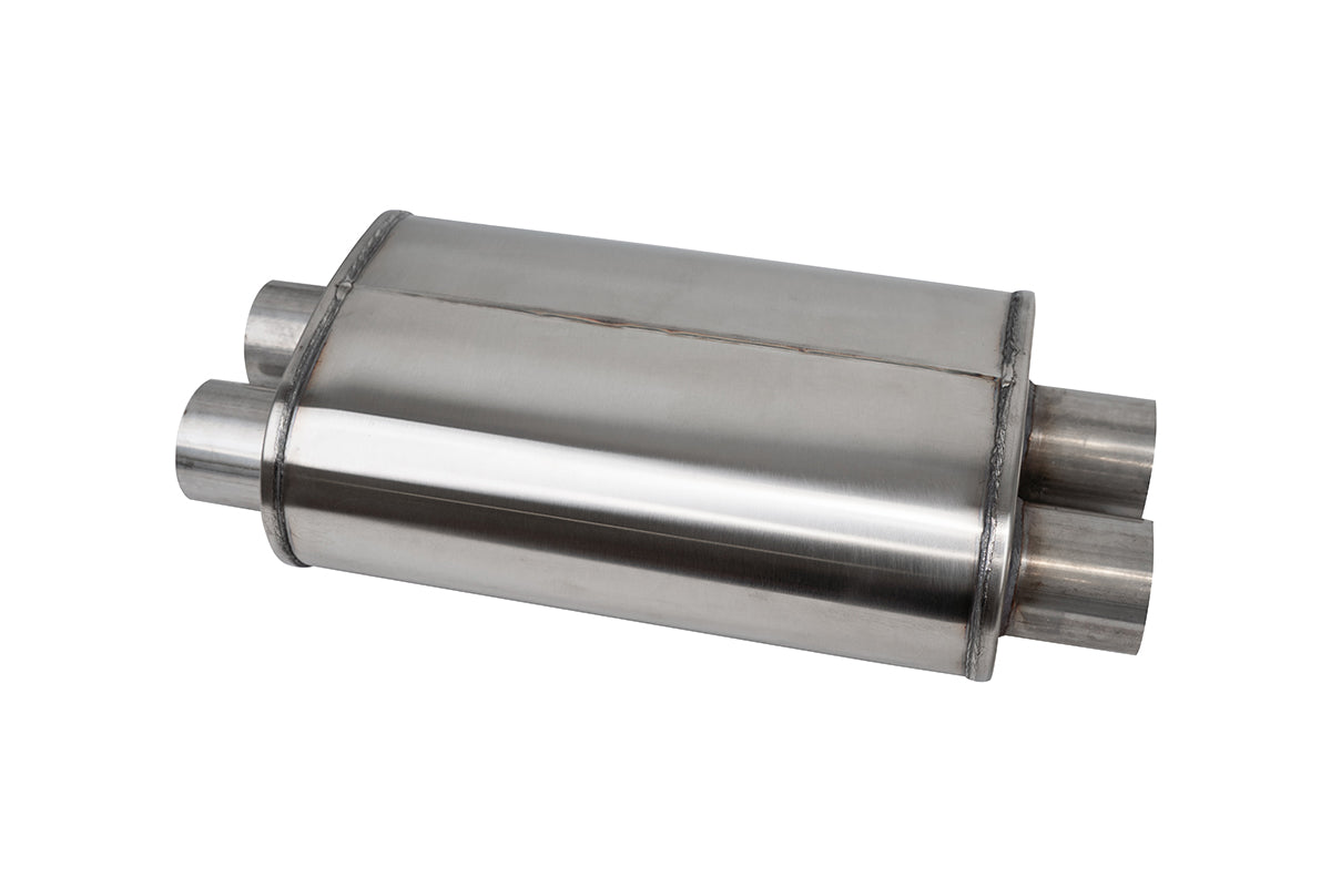 Pro Series Dual Path Inlet|Outlet (2.5") & (3.0") Mufflers with Integrated X-Pipe
