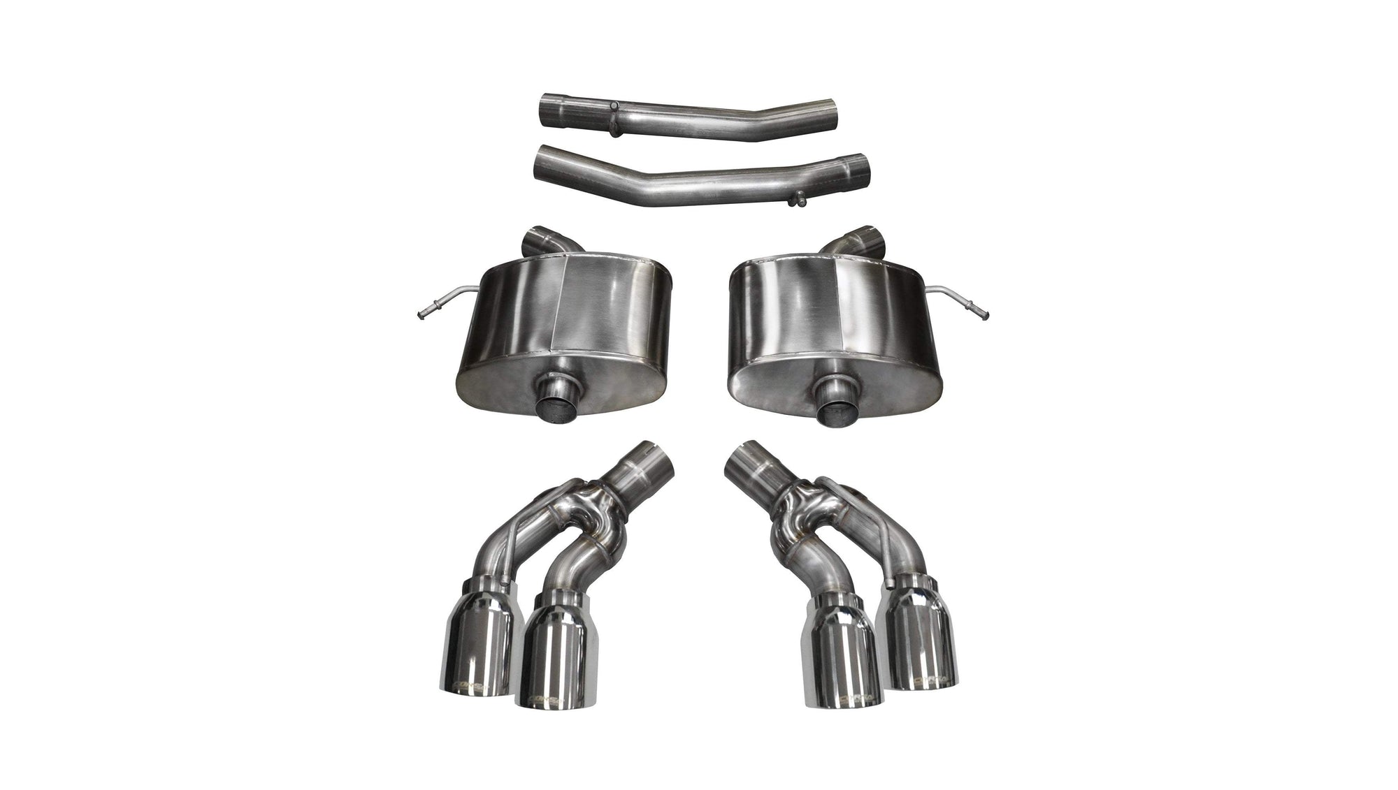 Xtreme / 2.75 in Axle-Back 4.0 in Twin Tips | 2016-2019 CTS-V 6.2L (14358)