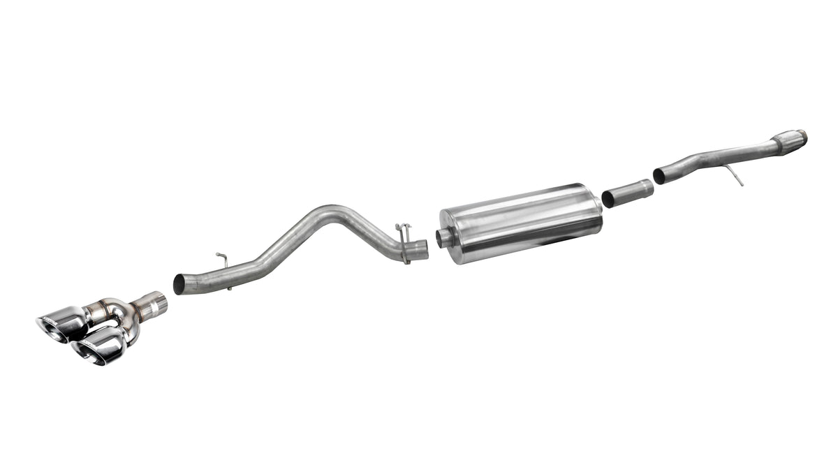 CORSA Sport / 3.0 in Cat-Back SSE 4.0 in Twin Tips | 09 Silverado/Sierra 4.8L-6.0L (14904)