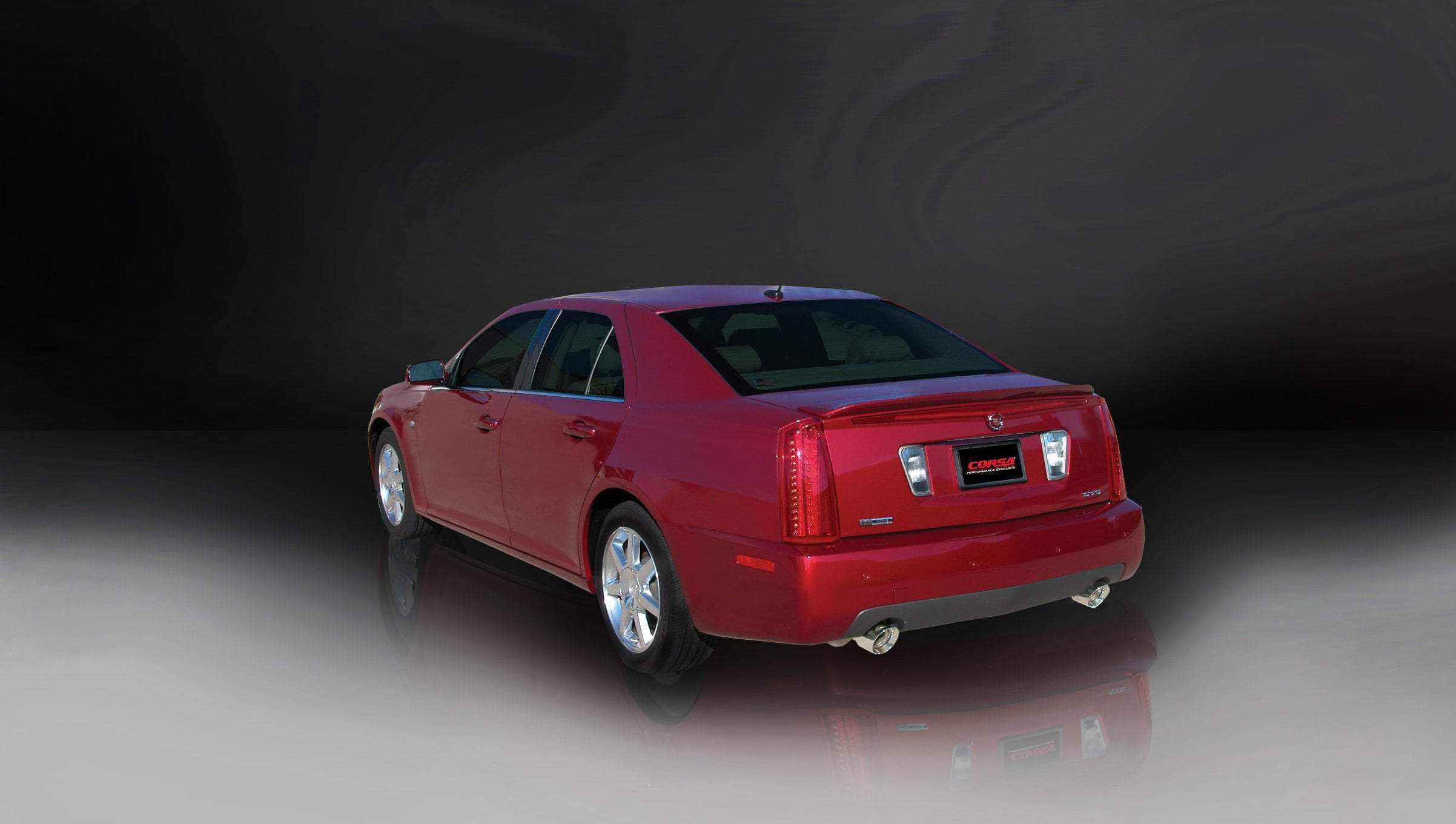 Touring / 2.5 in Axle-Back DRE 4.0 in Tips | 2005-2007 Cadillac STS 4.6L (14157)