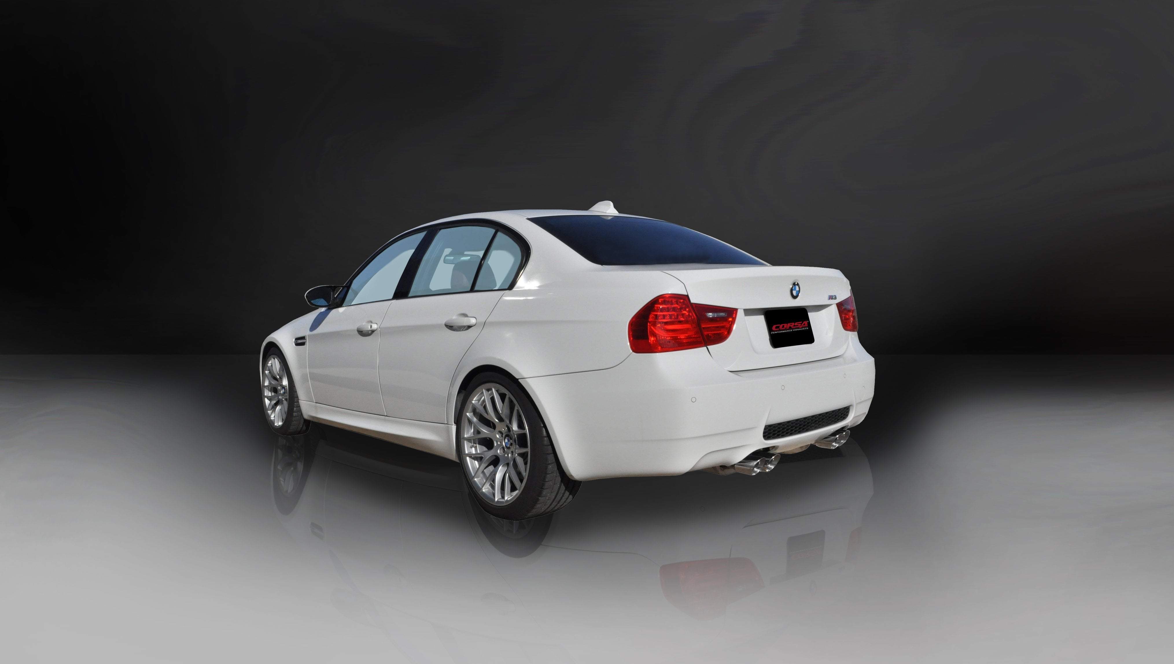 Sport / 2.5 in Axle-Back 3.0 in Twin Tips | 2008-2012 BMW M3 E90 (14569)