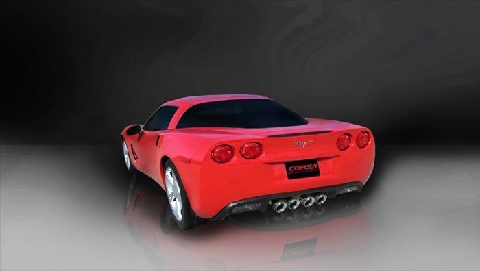 Xtreme, Sport / 2.5 in Cat-Back 3.5 in Twin Tips | 2005-08 Corvette C6 Manual, 05 Auto 4 (14469CB4, 14169CB4)