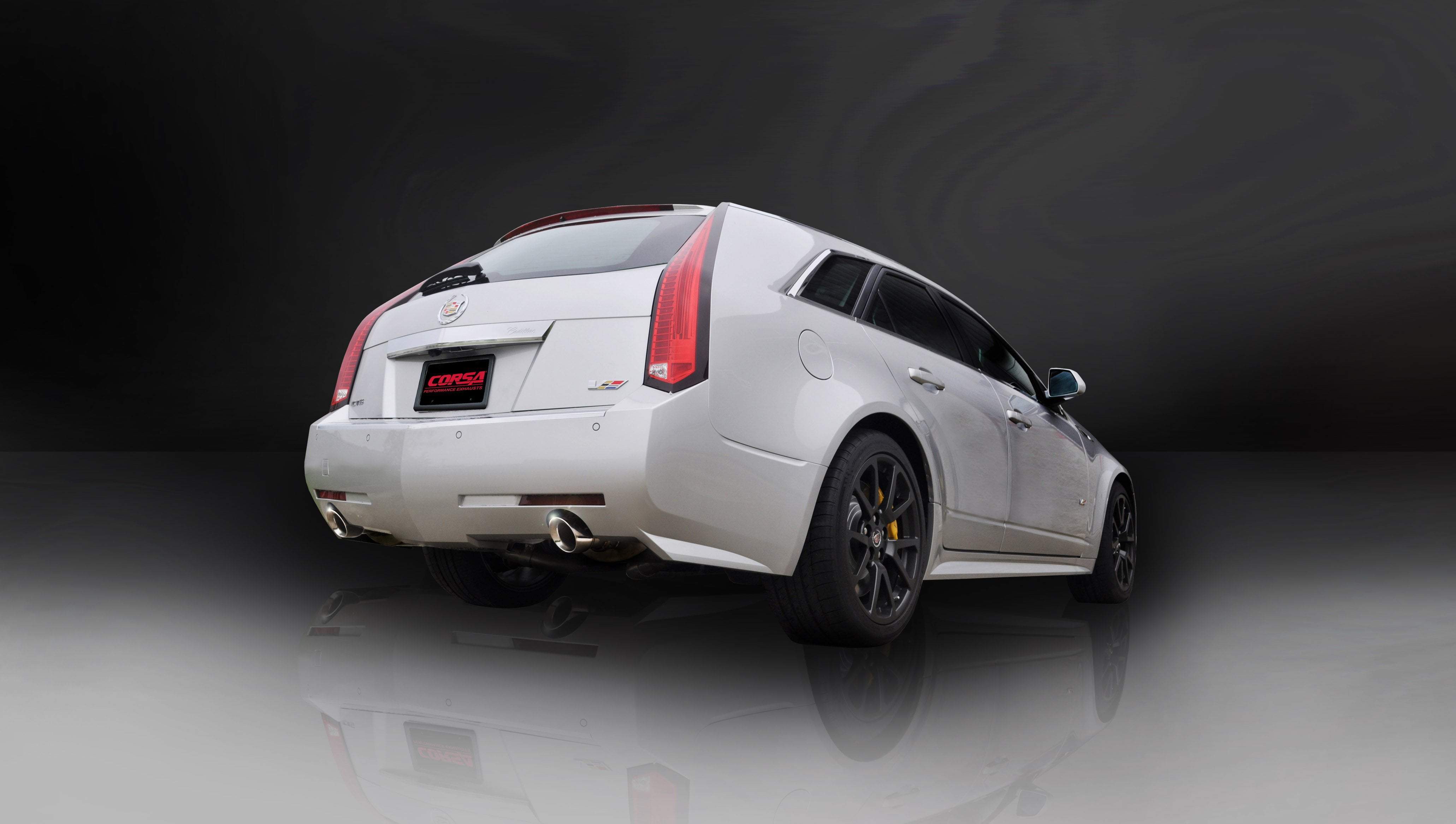 Sport / 2.5 in Axle-Back 3.5 in Single Tips | 2011-2014 CTS-V Wagon (14948)