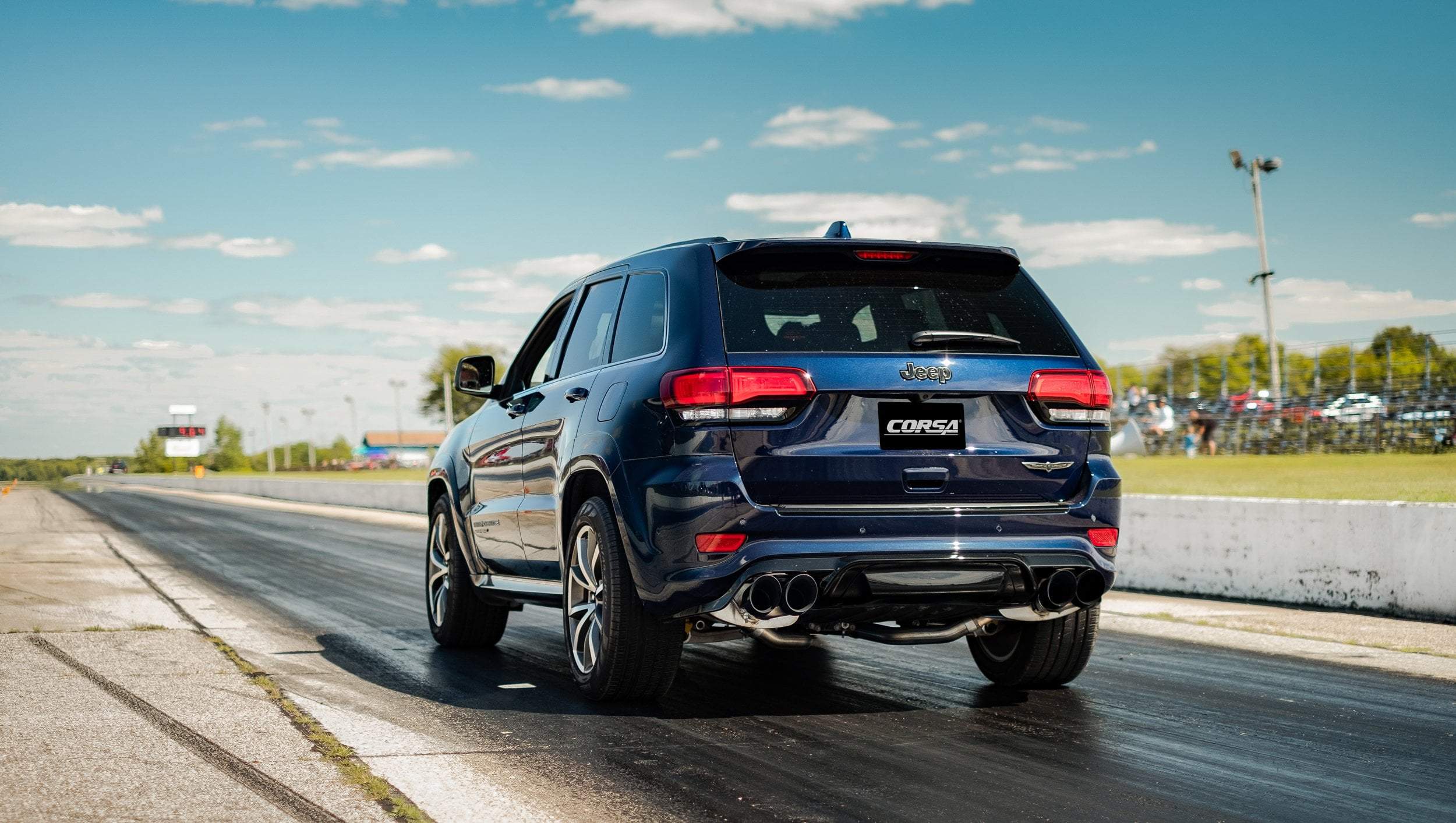 Xtreme, Sport / 2.75 in Cat-Back 4.5 in Twin Tips | 2018-21 Jeep Grand Cherokee TrackHawk (21052, 21051)