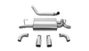 dB Axle-Back Exhaust Polished / Dual Rear Exit- Rolled 3.5&quot; / Sport 2018-2020 Jeep Wrangler JL, 3.6L / 2.0L 2.5&quot; Dual Rear Exit Axle-Back Exhaust System with 3.5&quot; Tips (21014) Sport Sound Level
