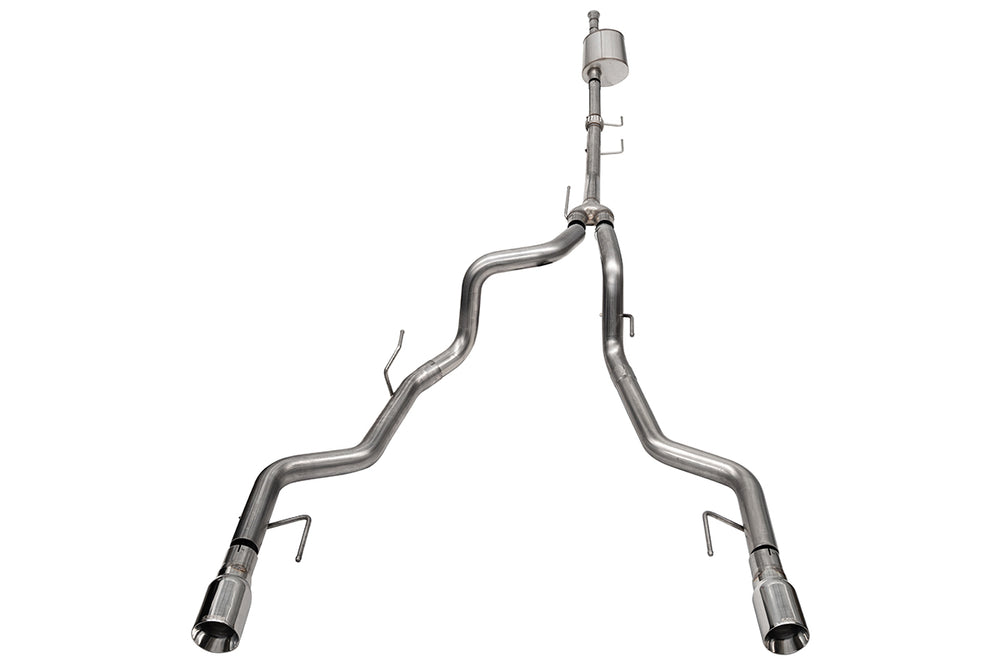 CORSA Sport / 3.0 in Cat-Back 4.0 in Twin Tips | Ford F-150 V8 2015-2020 5.0L (14837)