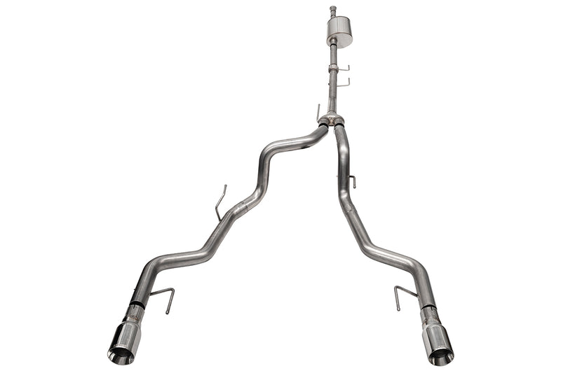Corsa Performance Sport Cat-Back, Tremor-specific Dual Rear Exit for 2021-2025 Ford F-150 (3.5L EB)