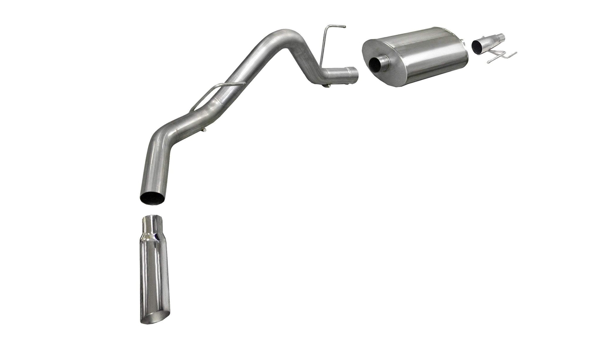 Corsa Performance Sport Cat-Back, Single 4" Tip (dB Series) for 2011-2014 Ford F-150 (3.5L EB)
