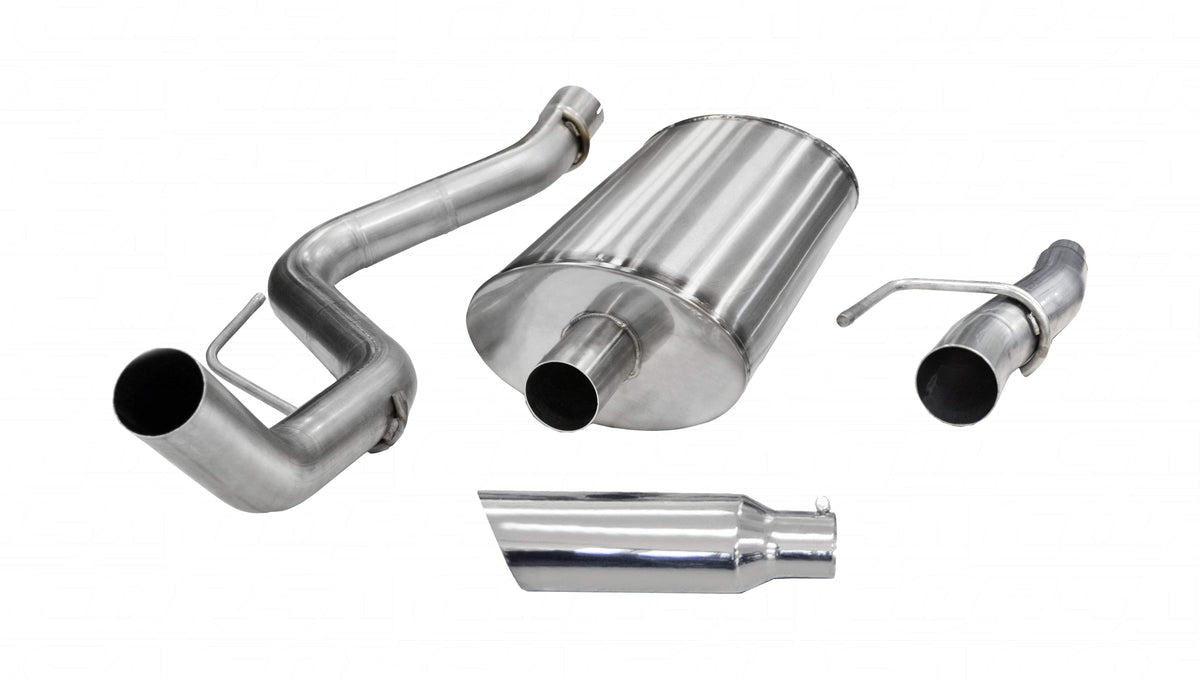 CORSA Sport / 3.0 in Cat-Back SSE 4.0 in Single Tip | 03-06 Silverado Sierra 2500 6.0L 153WB (24296)
