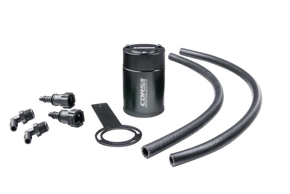CORSA Aluminum Oil Catch Can w/ Bracket | Silverado/Sierra/GM SUV 14-20 6.2 & 5.3 (CC0001) main image 1