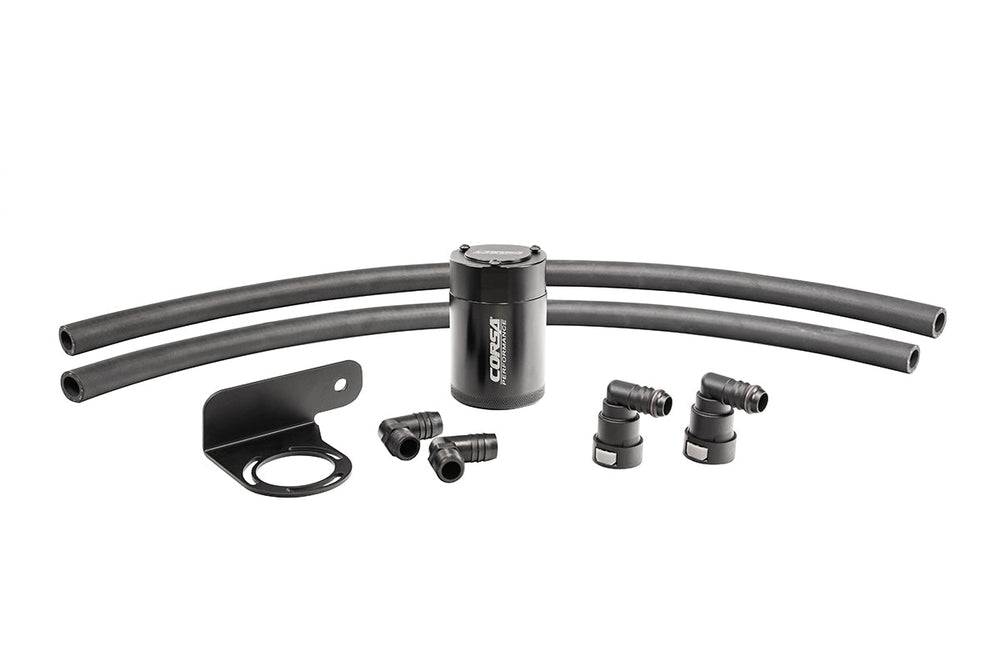 CORSA Universal Oil Catch Can w/ Bracket (3/8IN, 1/2IN, 5/8IN) (CC0015, CC0016, CC0017)