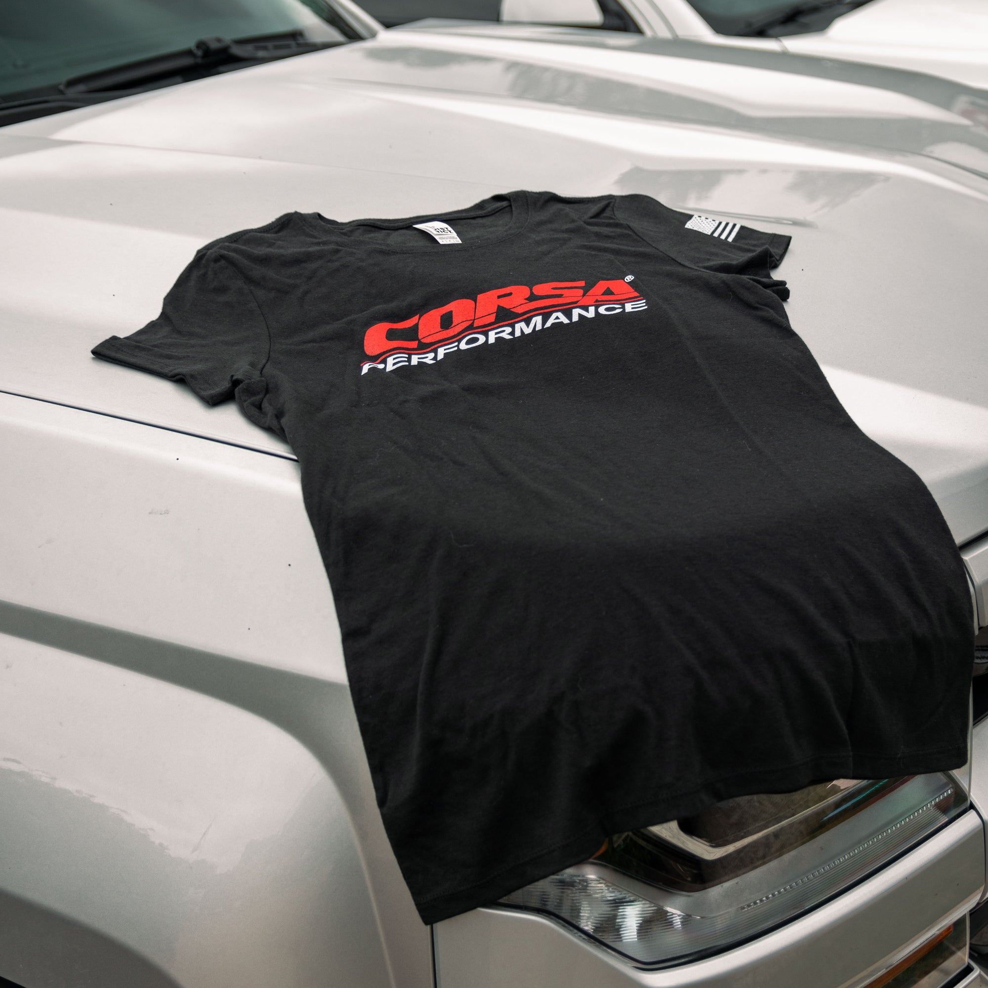Black / CORSA Women's T-Shirt | Exhaust Tips