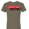 Military Green / CORSA Men&#39;s T-Shirt | Corvettes at CORSA &#39;22