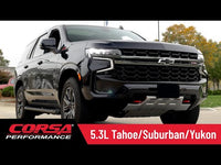 CORSA Sport Cat Back 2021-2024 Tahoe & Yukon 5.3L