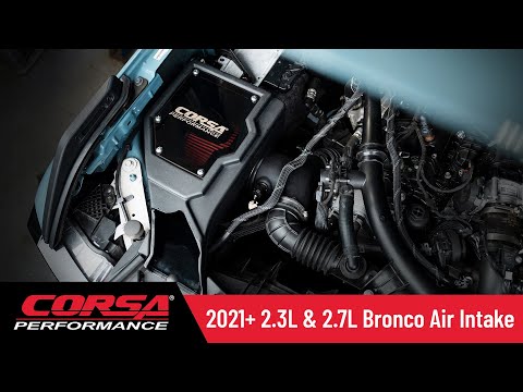 Corsa Performance Ford Bronco Air Intake Video