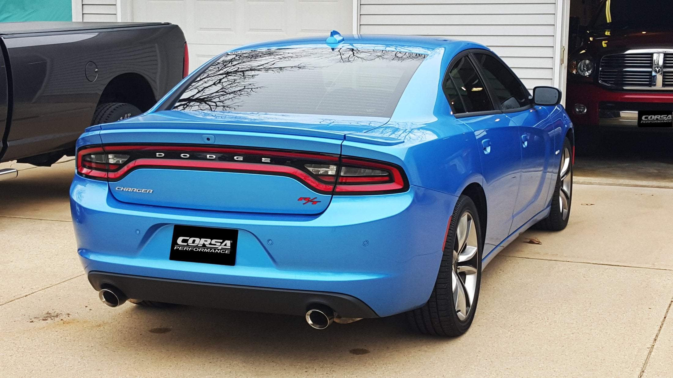 Replacement / 4.0 in Single Tip Kit | 2015-2016 Charger Pursuit 5.7L CORSA Systems (14977)